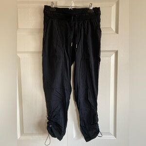 Black lululemon dance studio crops, size 4